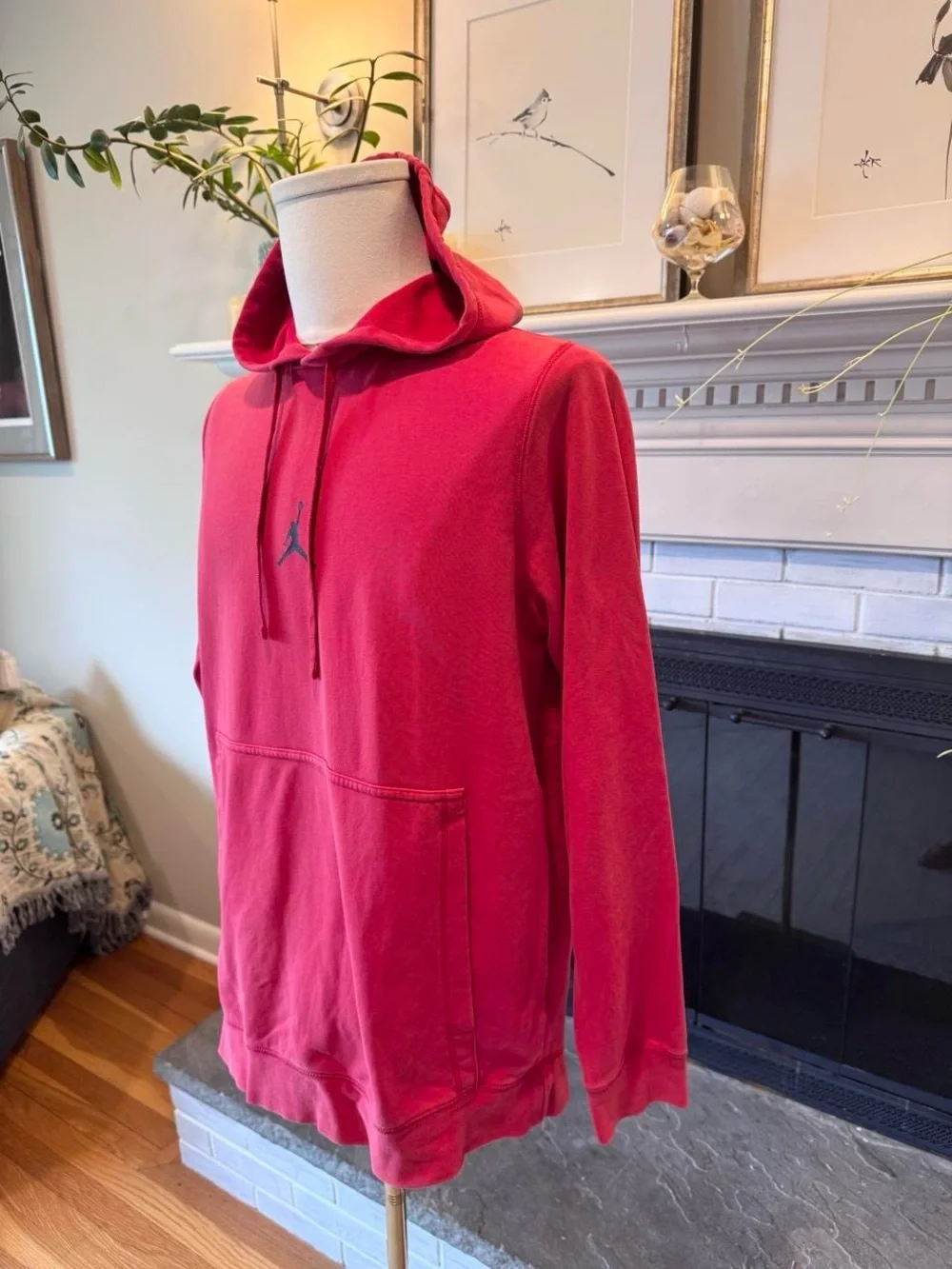 Jordan Dri-FIT Air Fleece Gym Red Pullover Hoodie Men’s Medium